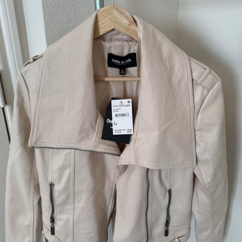 Ookie & Lala Women's Cream Jacket Size S